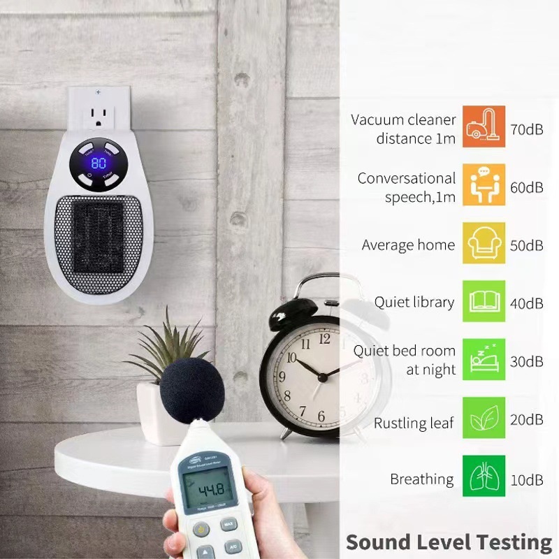 Smart Bathroom Fan - Экологический электрический обогреватель с вилкой, настенный