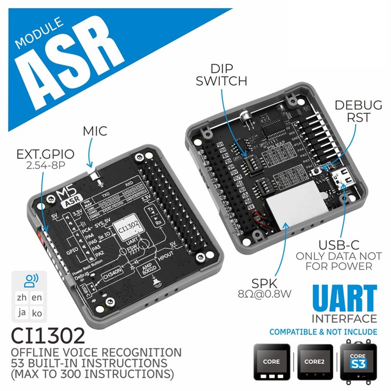 Smart Home Ir - Модуль ASR AI Интеллектуальный автономный голосовой