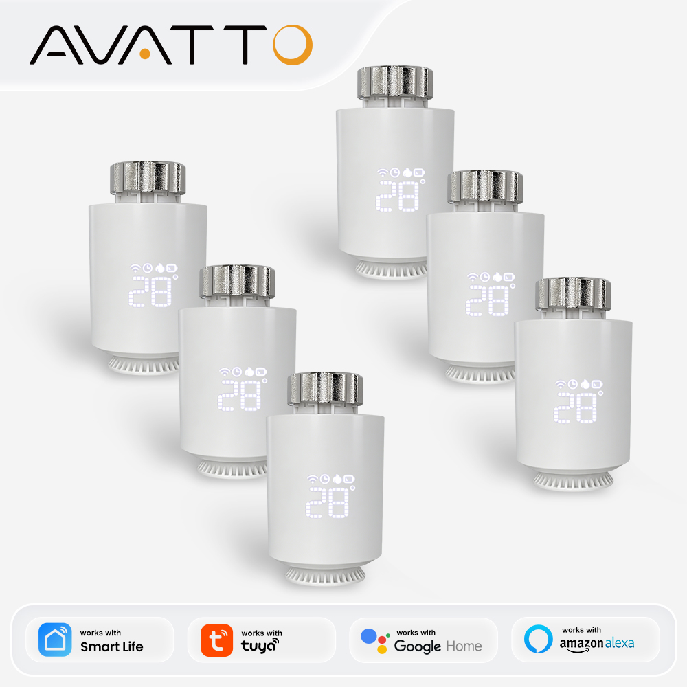 Smart Home Thermostat - AVATTO ZigBee Термостатический клапан для радиатора