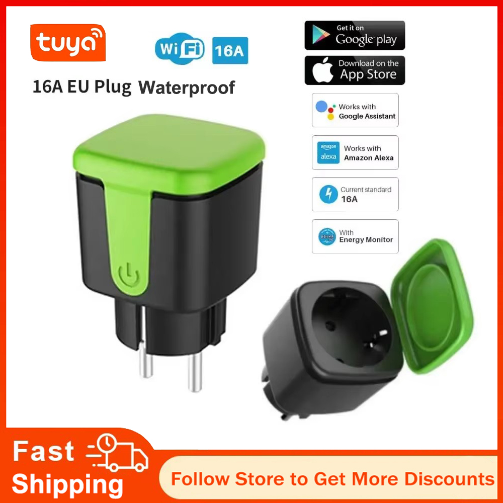 Smart Home Outdoor - Умная водонепроницаемая розетка Tuya EU 16A