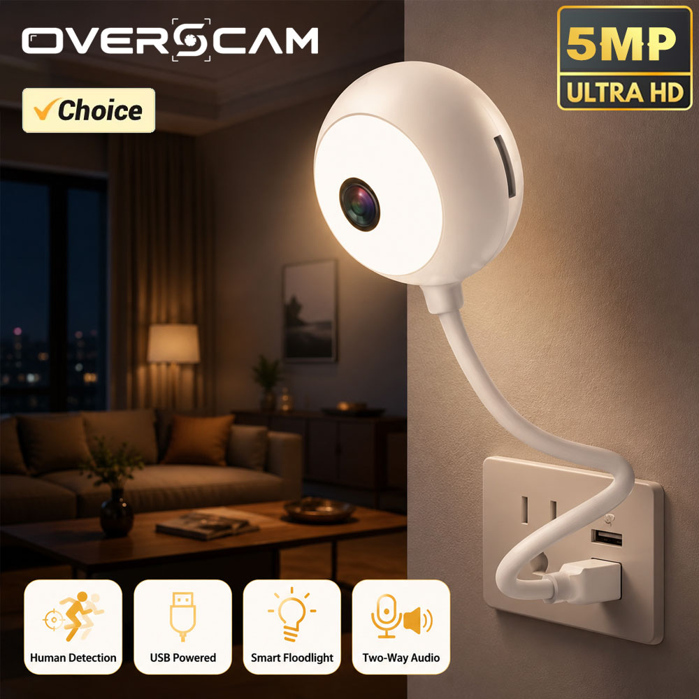 Smart Home Windows App - 5 МП мини-камера Wi-Fi с USB-подключением,
