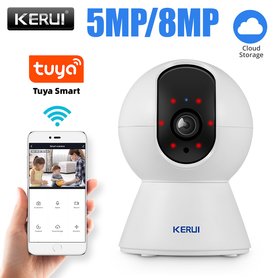 Smart Home Windows App - KERUI 8MP/5MP 4K Wi-Fi IP-камера для