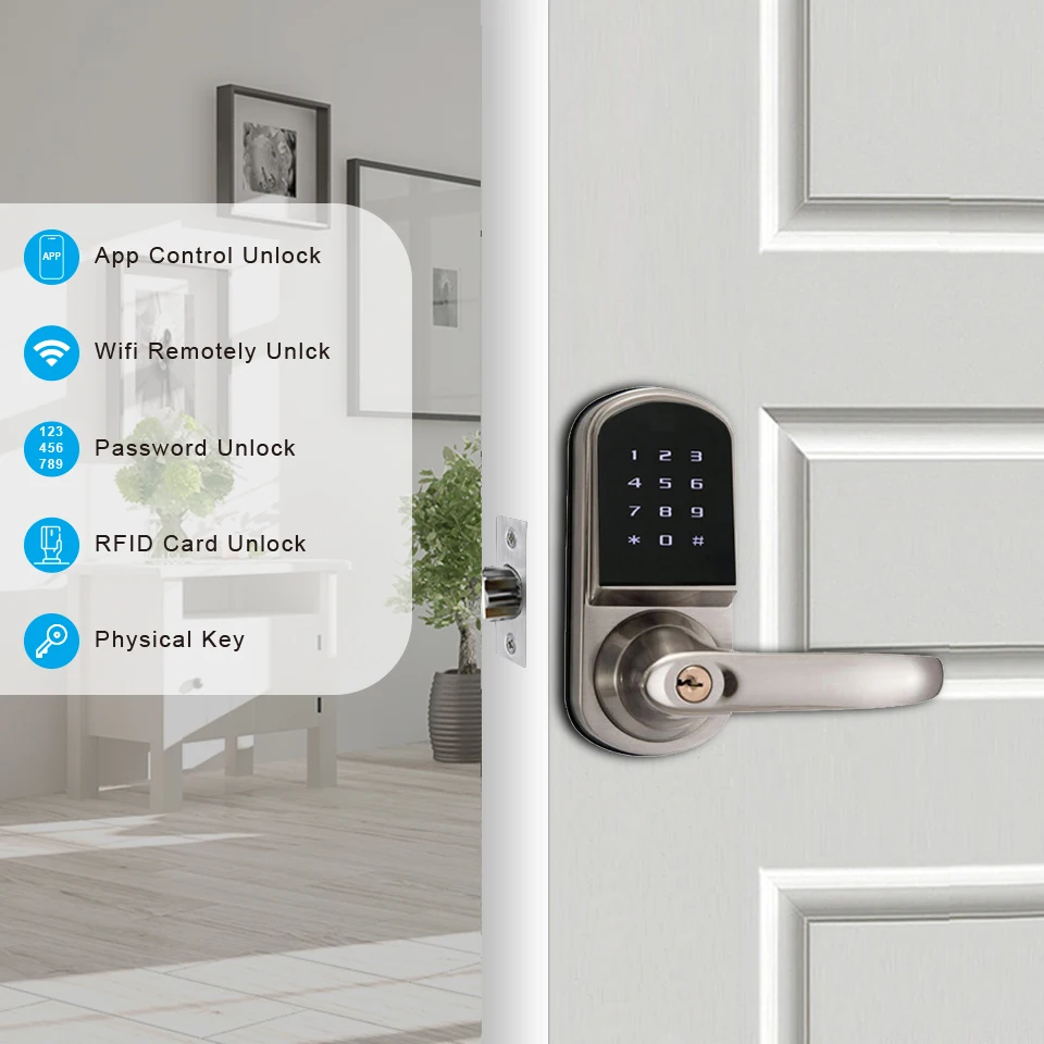 Airbnb Smart Home - Умный дверной замок из цинкового сплава