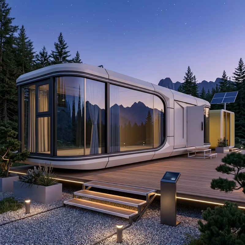 Airbnb Smart Home - Современный модульный дом-капсула для сада, крошечный