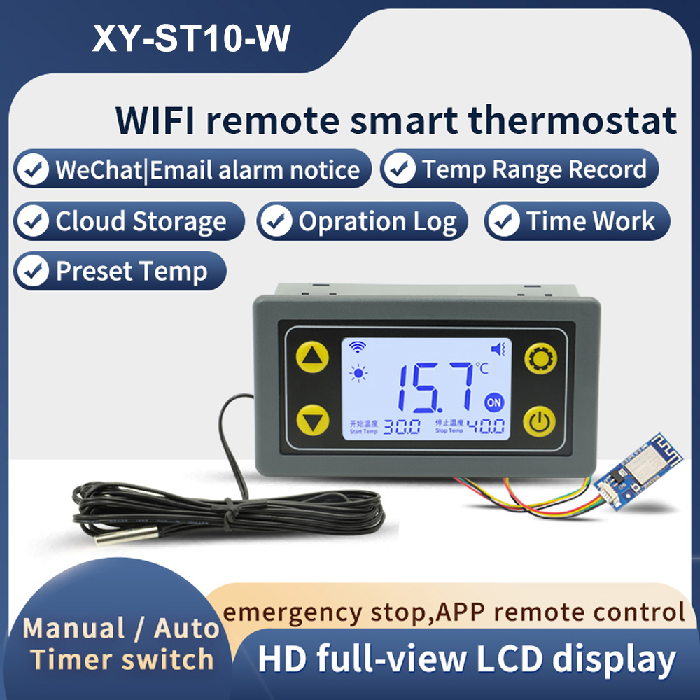 Smart Home Thermostat - DC6-30V AC110-220V 10A/30A WIFI термостат регулятор