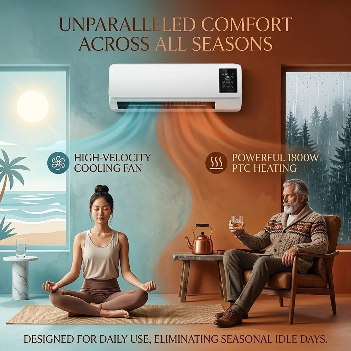 Настенный кондиционер-вентилят – обзор и цена Smart Bathroom Fan