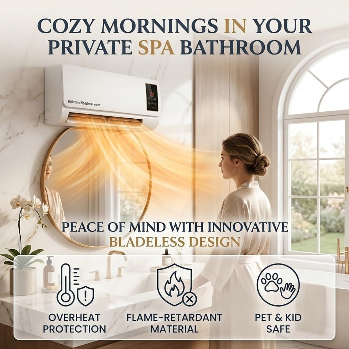 Настенный кондиционер-вентилят – обзор и цена Smart Bathroom Fan