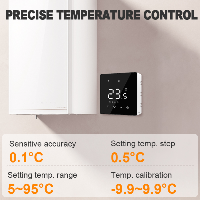 Умный термостат Tuya WIFI Zigb – обзор и цена Smart Home Thermostat