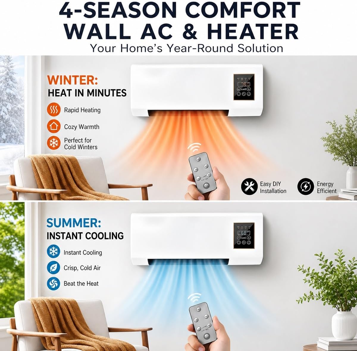 Портативный настенный кондицио – обзор и цена Smart Bathroom Fan