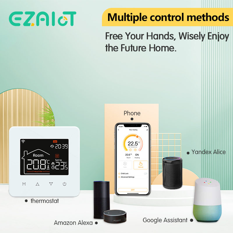 Wi-Fi термостат для подогрева  – обзор и цена Smart Home Thermostat