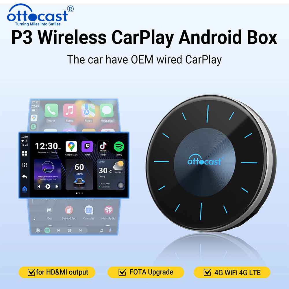 OTTOCAST P3 OttoAibox CarPlay  – обзор и цена Smart Home Tv