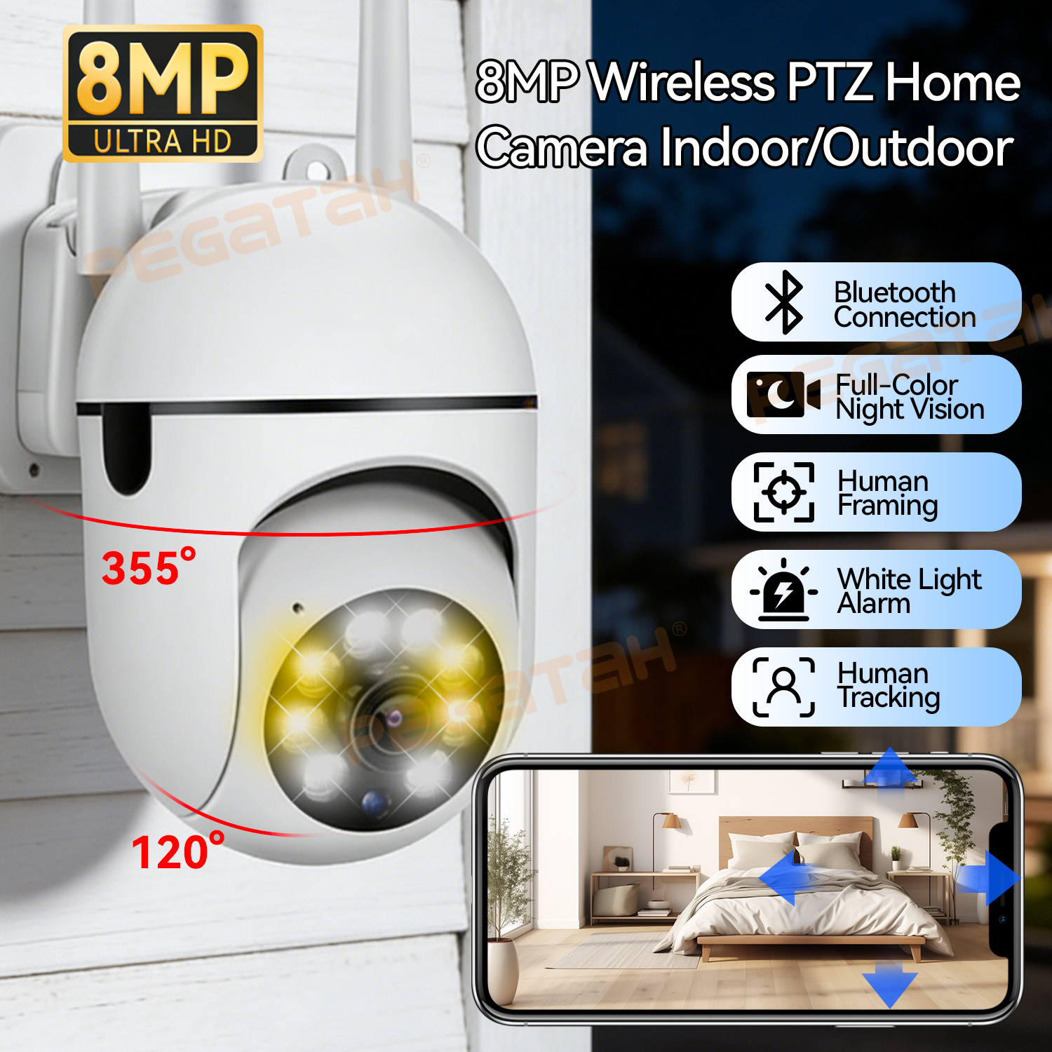 8-мегапиксельная 2,4G Wi-Fi IP – обзор и цена Smart Home Windows App
