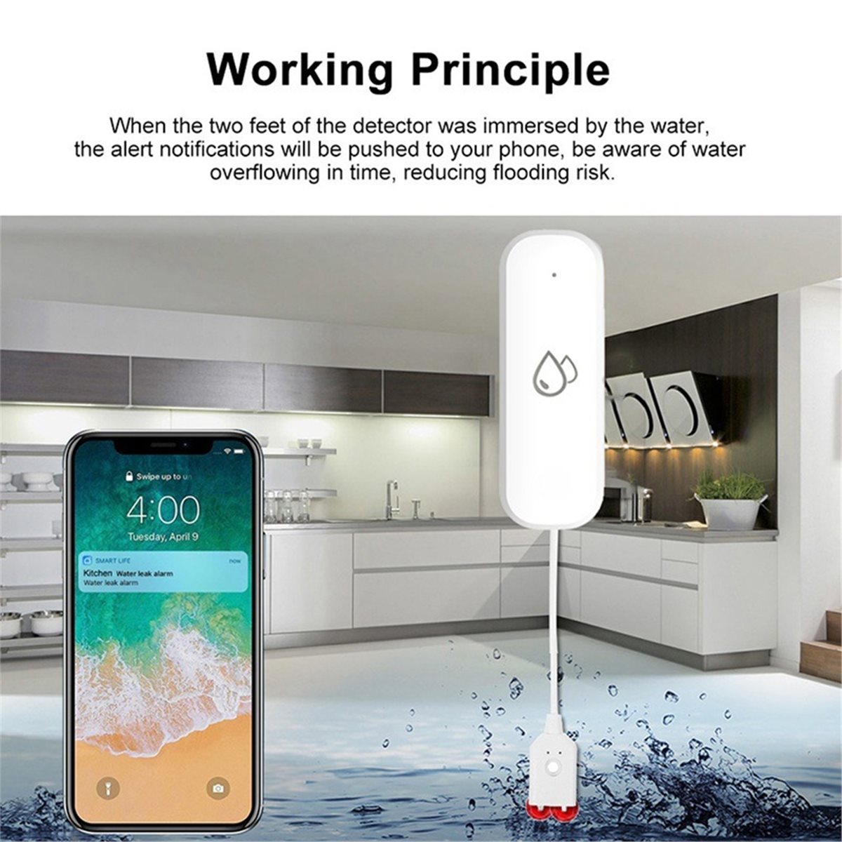 Совместимый датчик протечки во – обзор и цена Smart Home Security